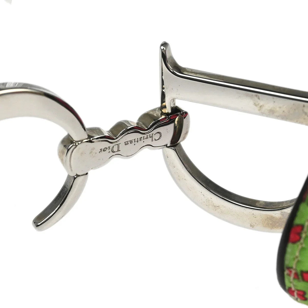 Christian Dior 2003 Multicolor Satin Saddle Handbag