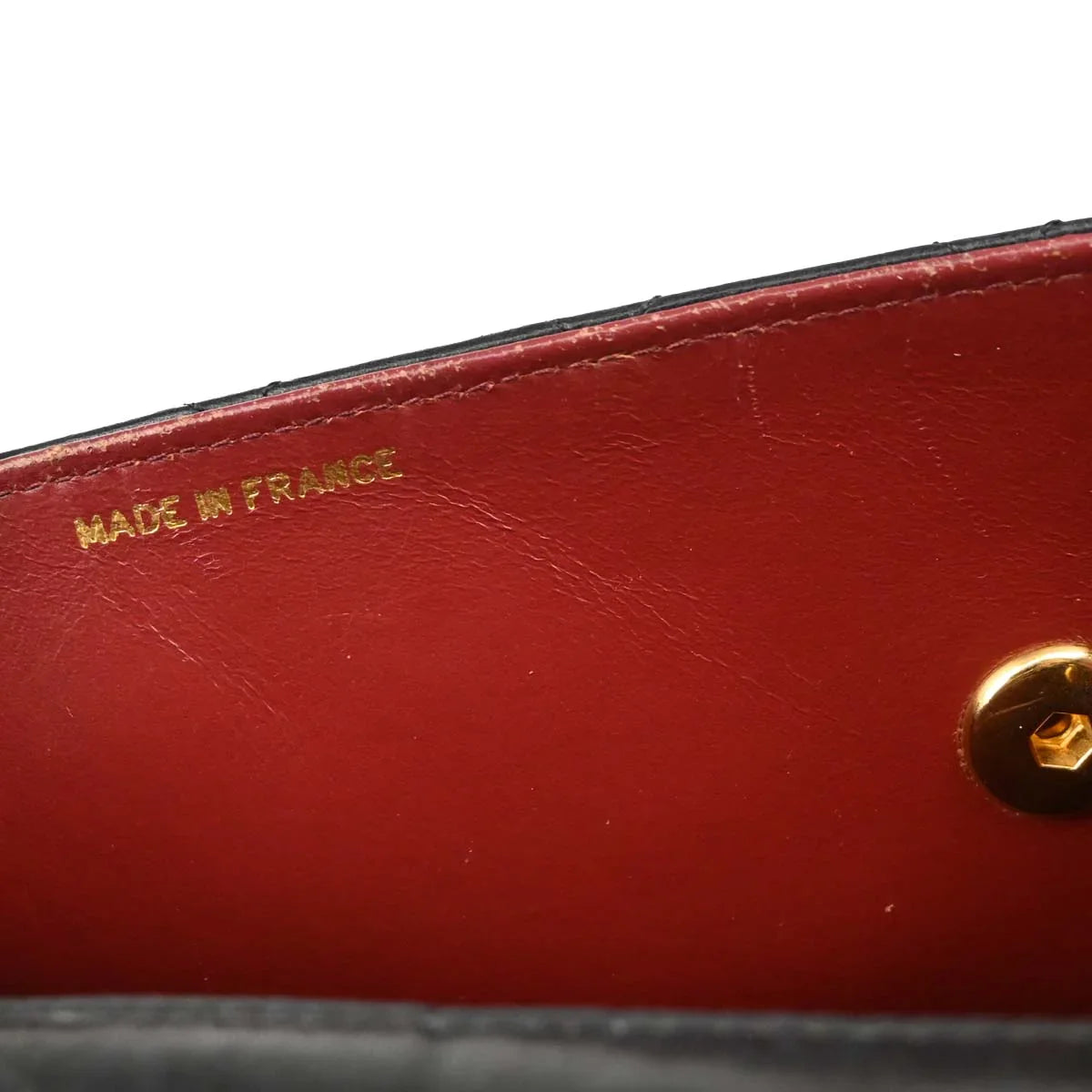 Chanel 1989-1991 Black Lambskin Double Turnlock Shoulder Bag