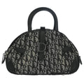 Christian Dior 2002 Black Double Saddle Trotter Handbag