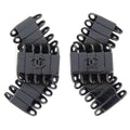 Chanel Earrings Clip-On Silver 98P