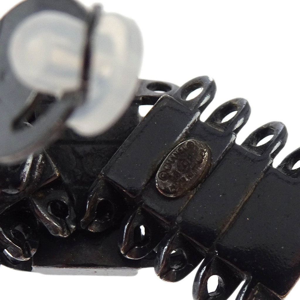 Chanel Earrings Clip-On Silver 98P