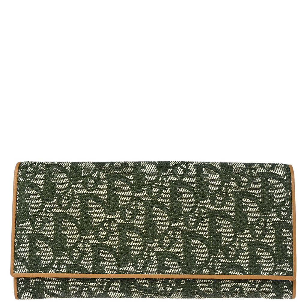 Christian Dior 2001 Green Trotter Wallet