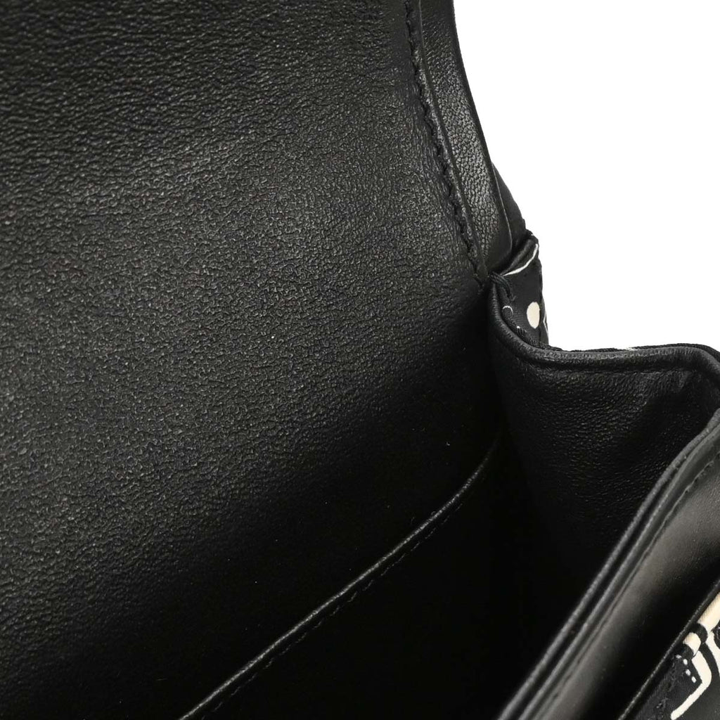 Chanel 2016-2017 Black Satin Airline Medium Classic Double Flap Shoulder Bag