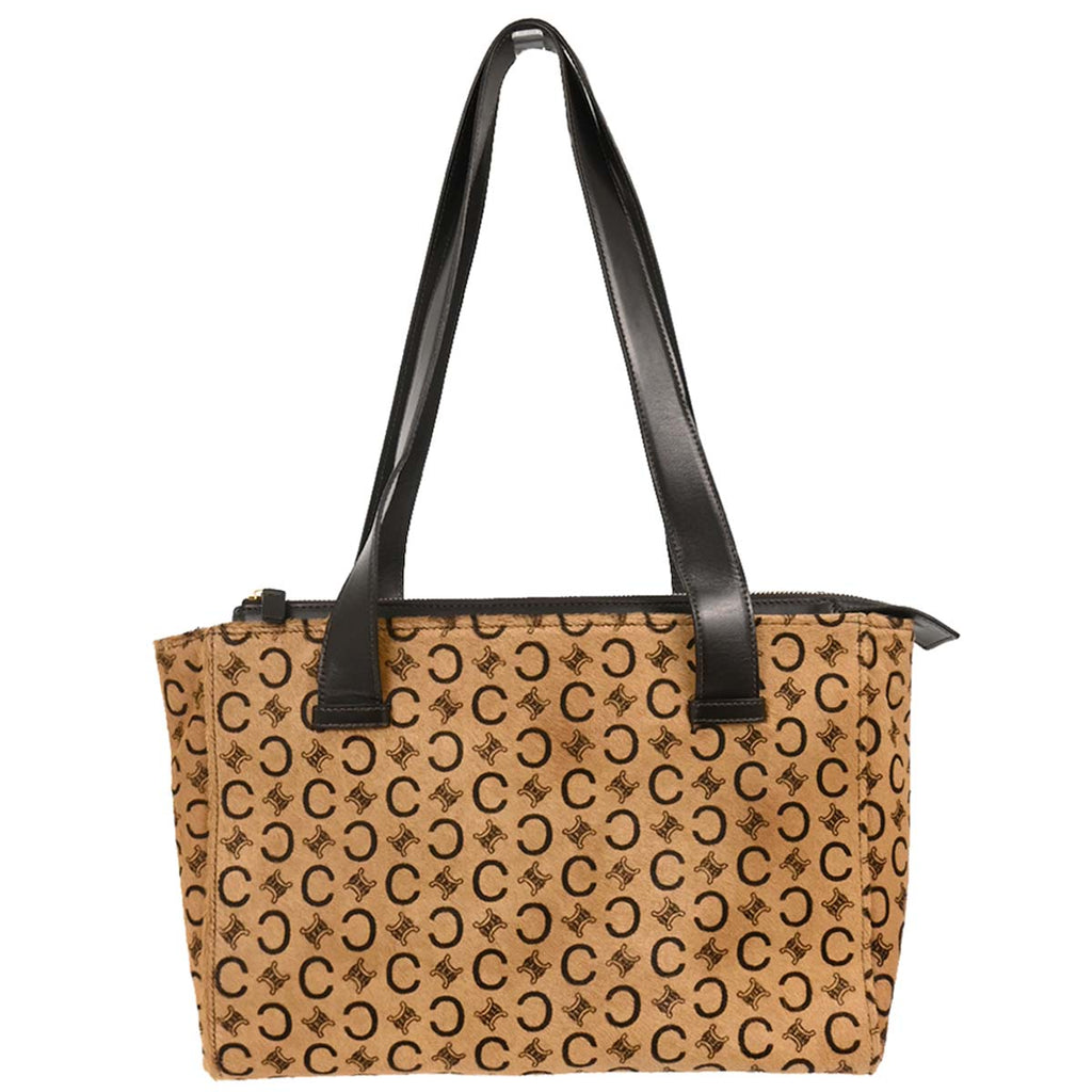 Celine Brown C Macadam Tote Handbag