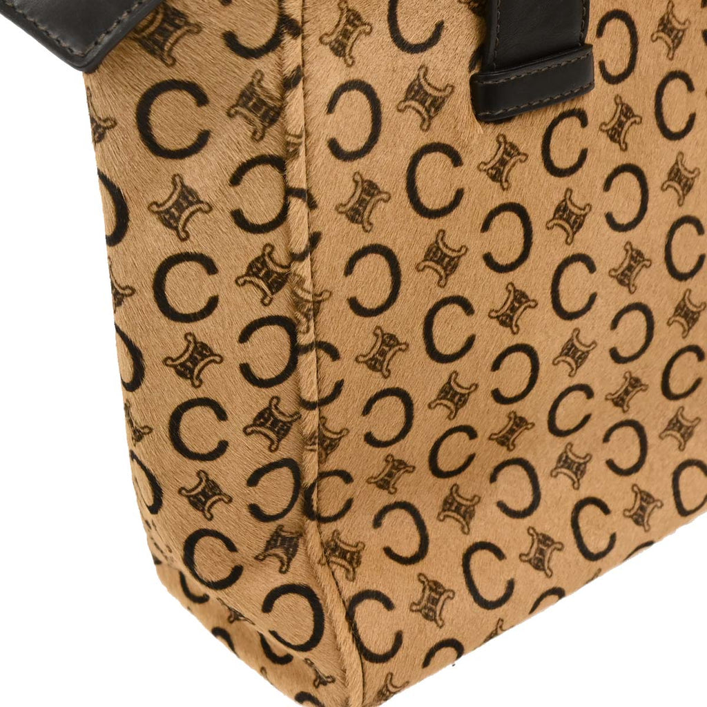 Celine Brown C Macadam Tote Handbag