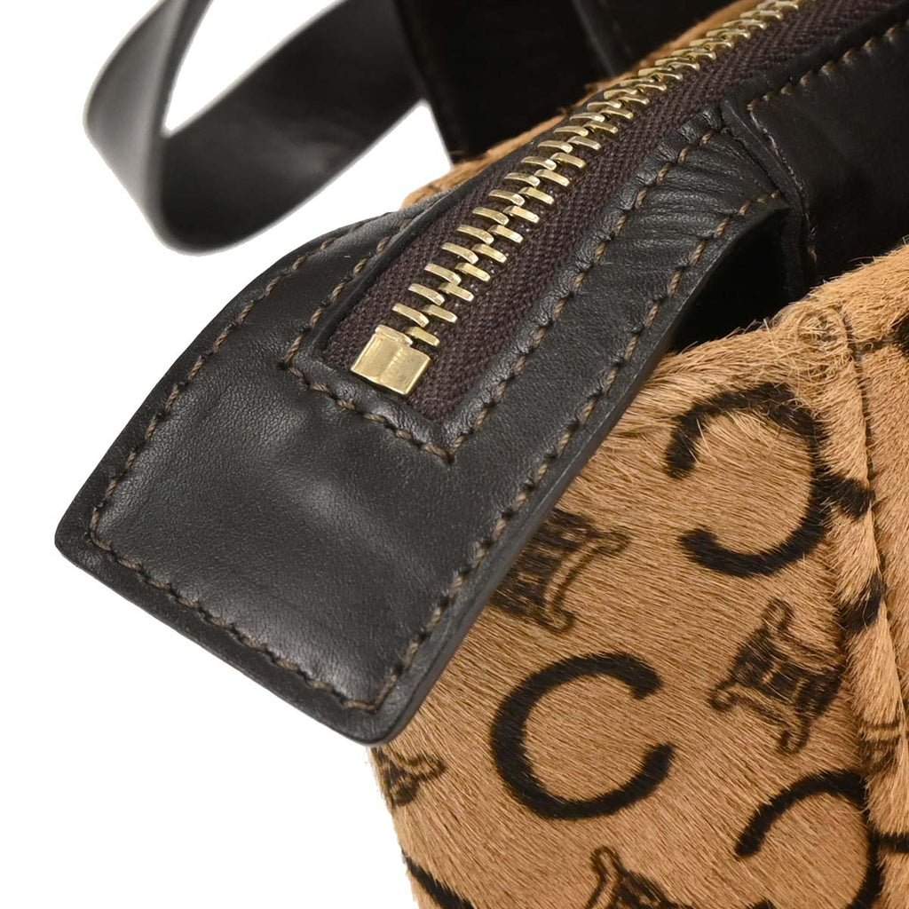 Celine Brown C Macadam Tote Handbag