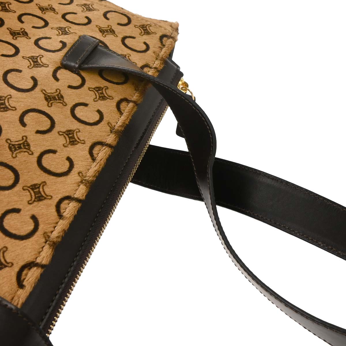 Celine Brown C Macadam Tote Handbag