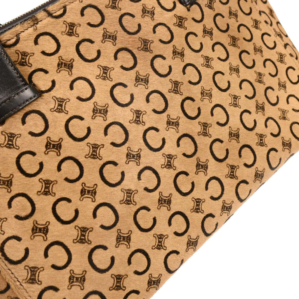 Celine Brown C Macadam Tote Handbag