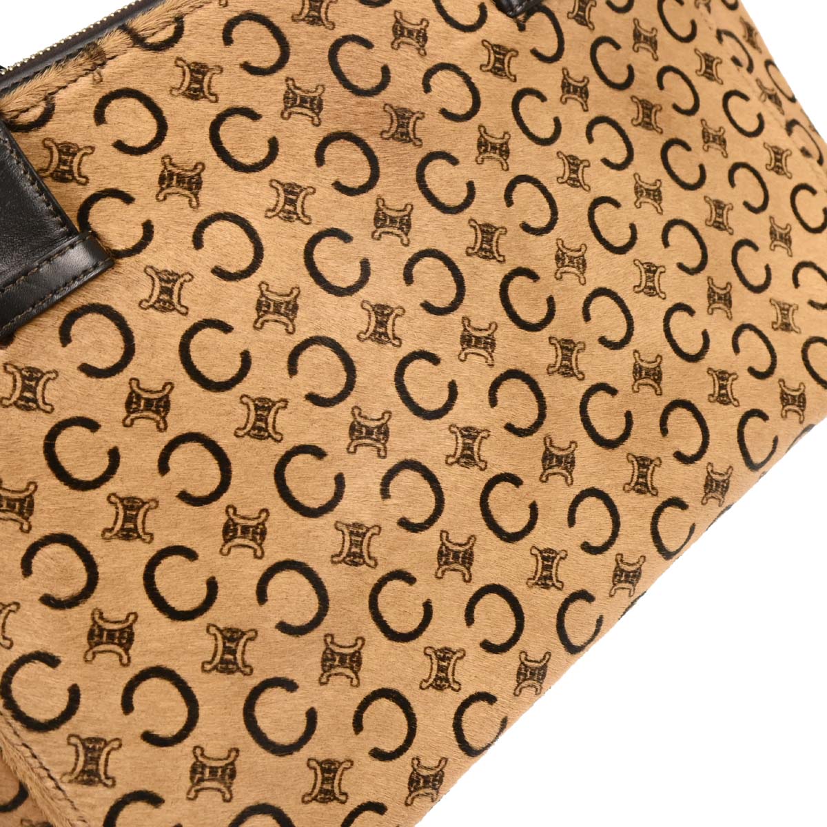 Celine Brown C Macadam Tote Handbag