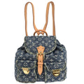 Louis Vuitton 2006 Blue Monogram Denim Sac a Dos GM Backpack M95056