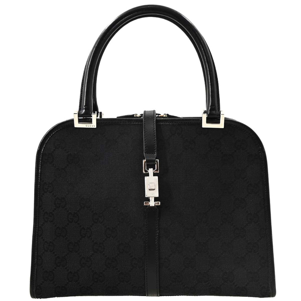 Gucci Black GG Jackie Handbag