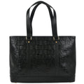 Celine Black Leather Tote Handbag