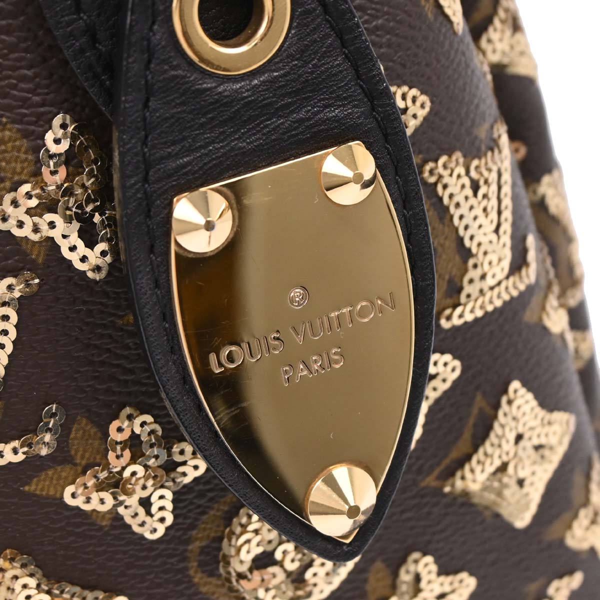 Louis Vuitton Gold Monogram Eclipse Speedy 30 Handbag M40244