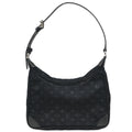 Louis Vuitton Black Monogram Satin Little Boulogne Handbag M92142