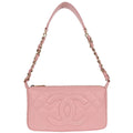 Chanel 2004-2005 Pink Caviar Shoulder Bag