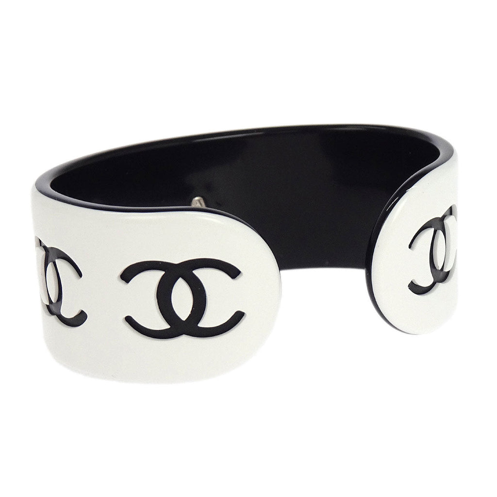 Chanel Bangle White Acrylic 02P