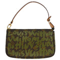 Louis Vuitton khaki Graffiti Pochette Accessoires Handbag M92191