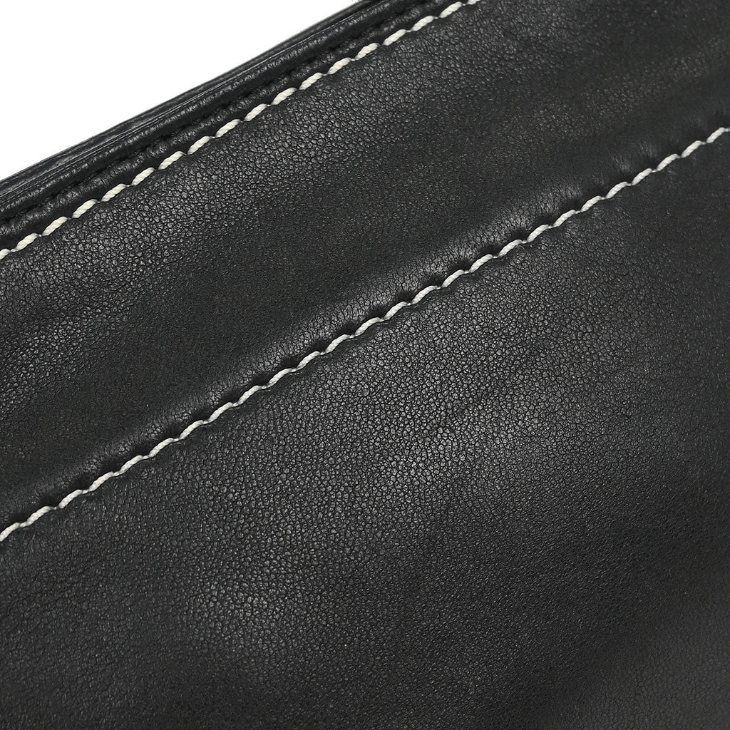 Chanel Black Lambskin Pouch Handbag