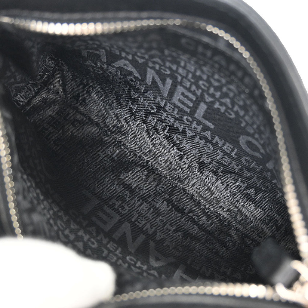 Chanel Black Lambskin Pouch Handbag