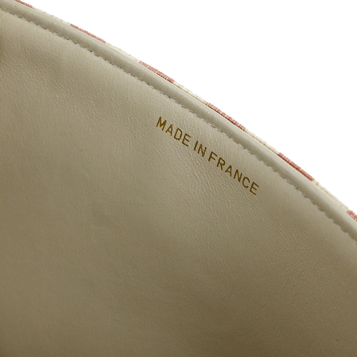 Chanel * Linen Striped Small Classic Double Flap Shoulder Bag
