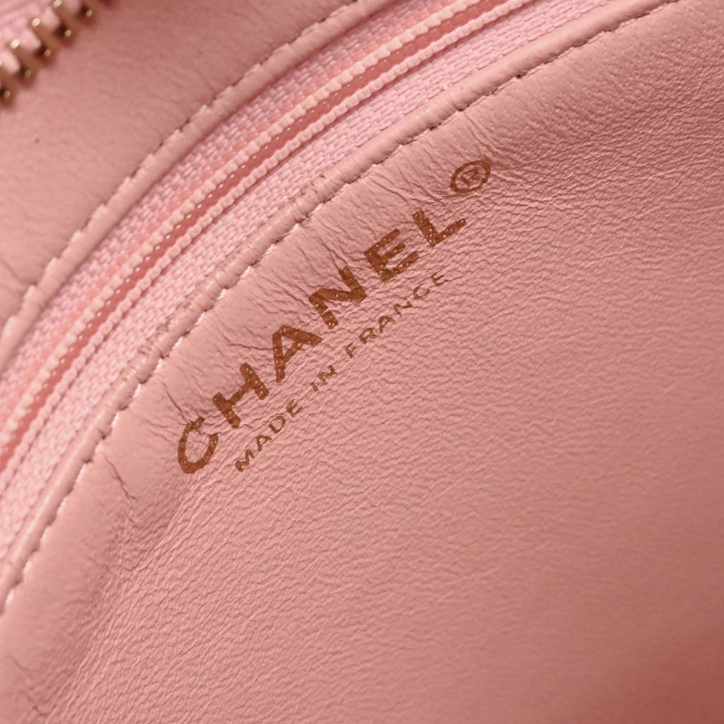 Chanel 2004-2005 Pink Caviar Medallion Tote Handbag