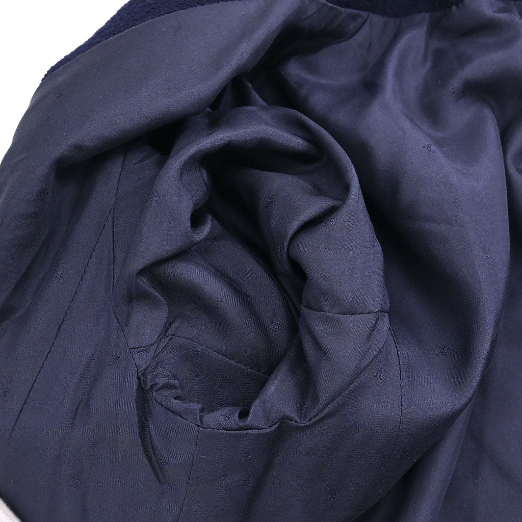 Chanel Collarless Jacket Navy