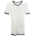 Chanel Short Sleeve Top White #42