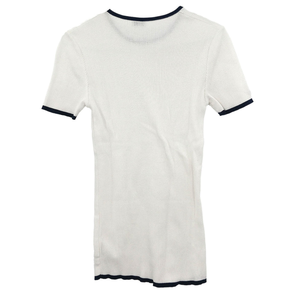 Chanel Short Sleeve Top White #42