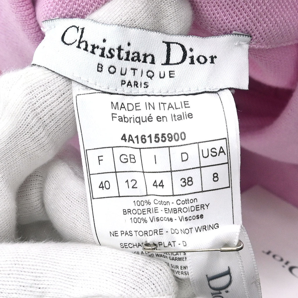 Christian Dior Short Sleeve Top Pink #44