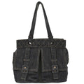 Chanel 2005-2006 Navy Sparkling Denim Tote Handbag