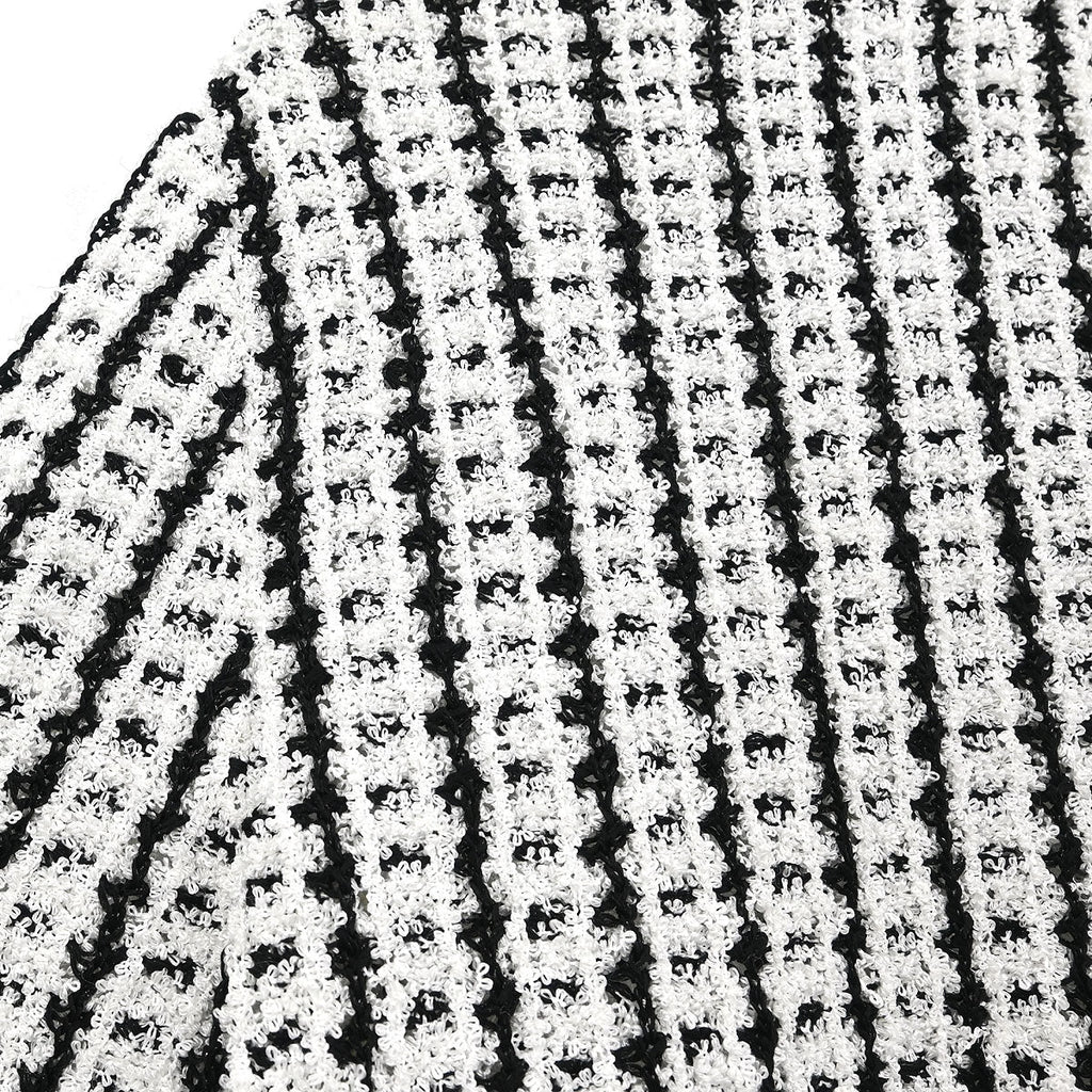 Chanel Short Sleeve Cardigan White #42