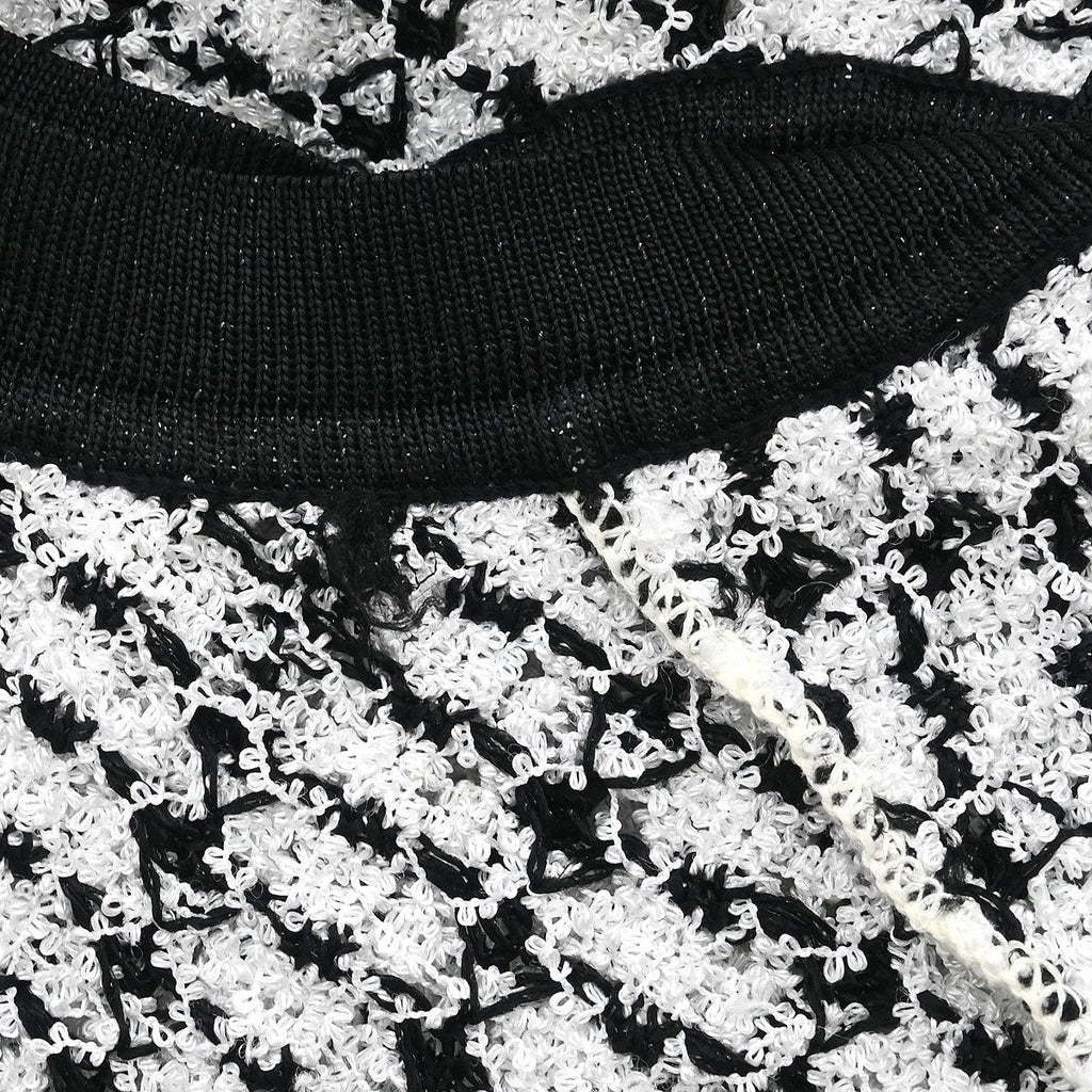 Chanel Short Sleeve Cardigan White #42