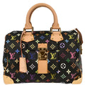 Louis Vuitton Black Monogram Multicolor Speedy 30 Handbag M92642