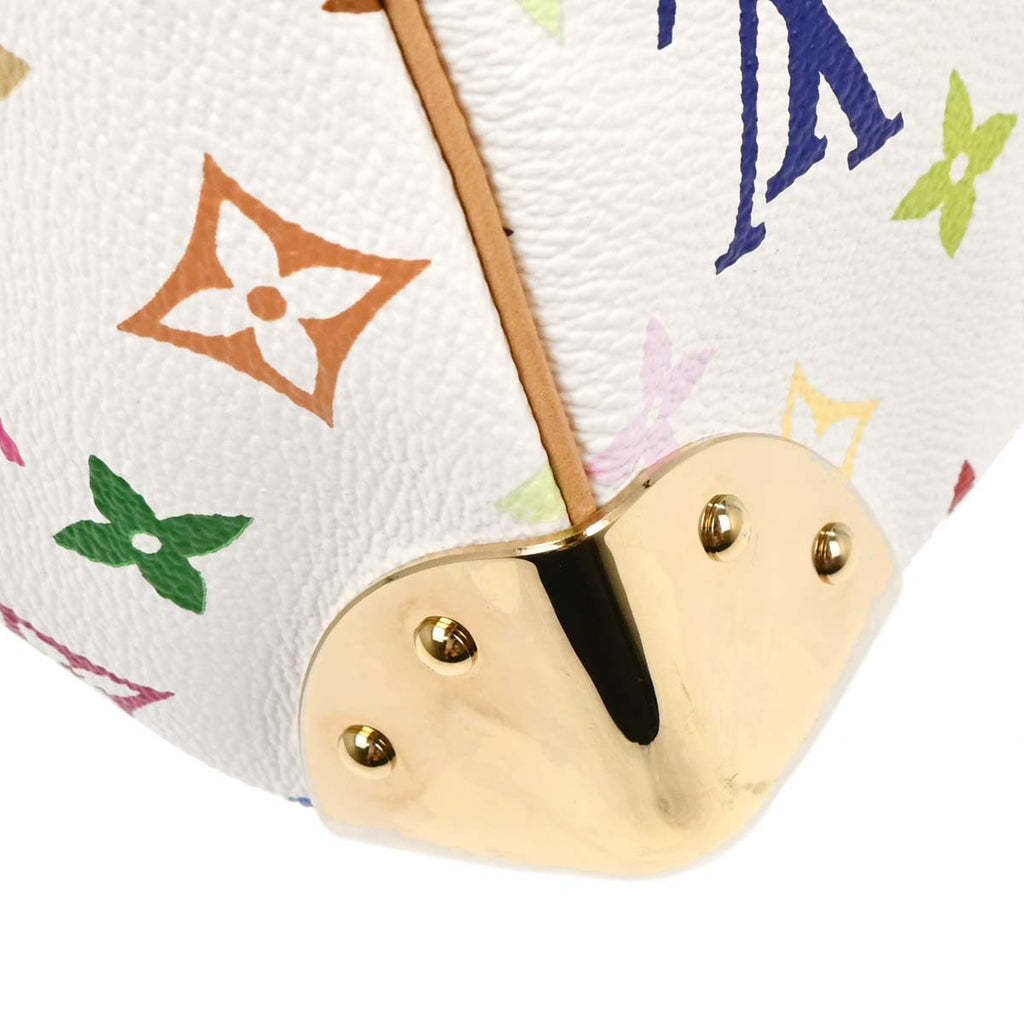 Louis Vuitton White Monogram Multicolor Keepall 45 Handbag M92641