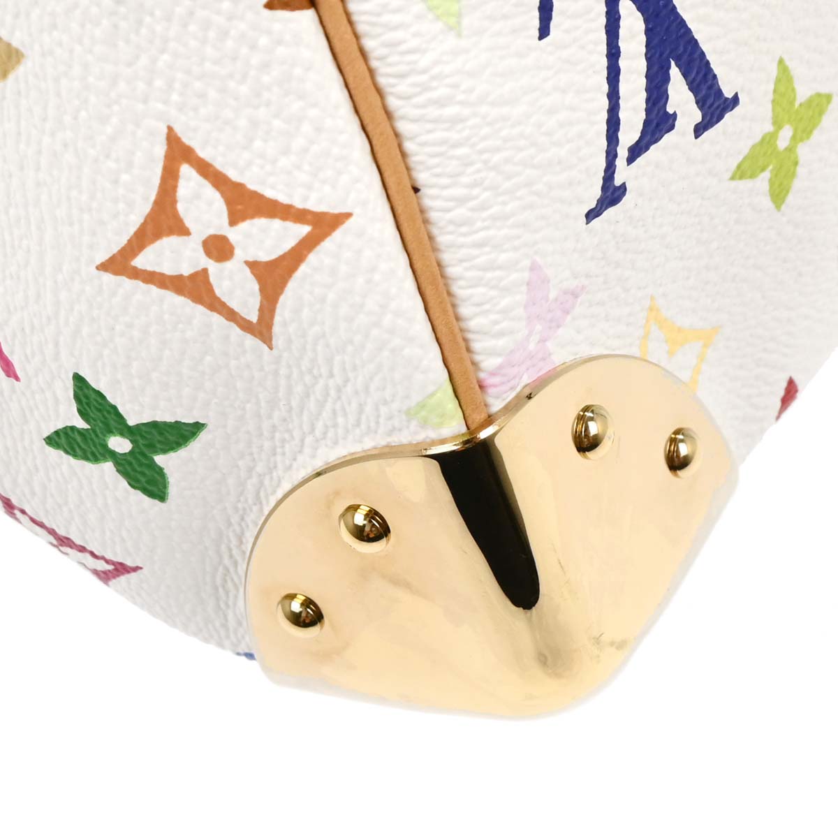 Louis Vuitton White Monogram Multicolor Keepall 45 Handbag M92641