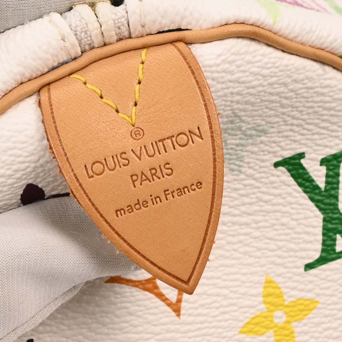Louis Vuitton White Monogram Multicolor Keepall 45 Handbag M92641
