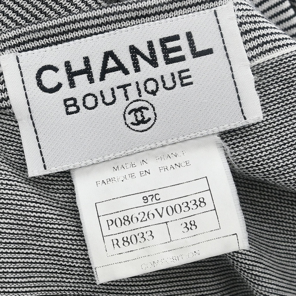 Chanel 1997 Dress Black White #38