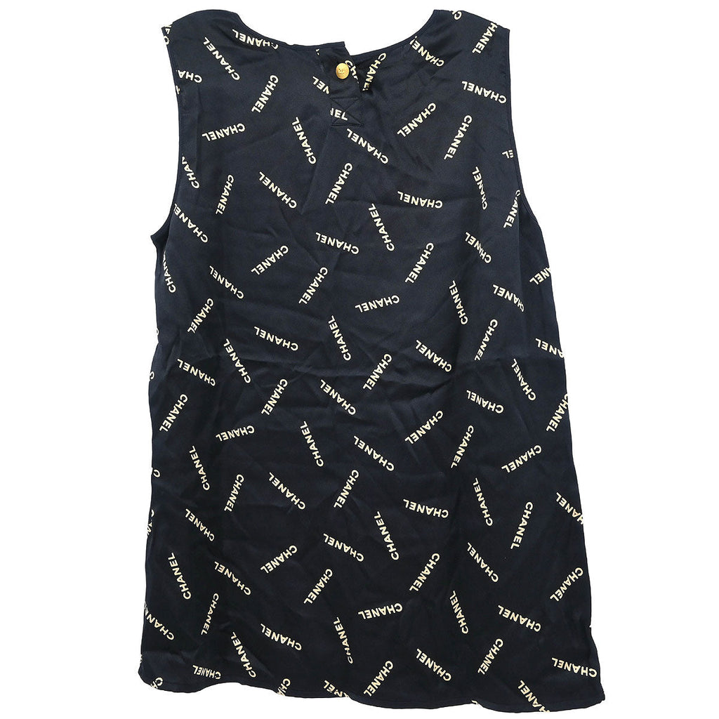 Chanel Sleeveless Top Black #38
