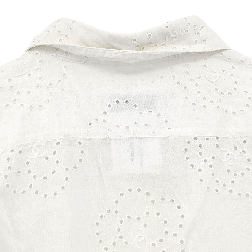 Chanel 2008 Shirt Blouse White #38