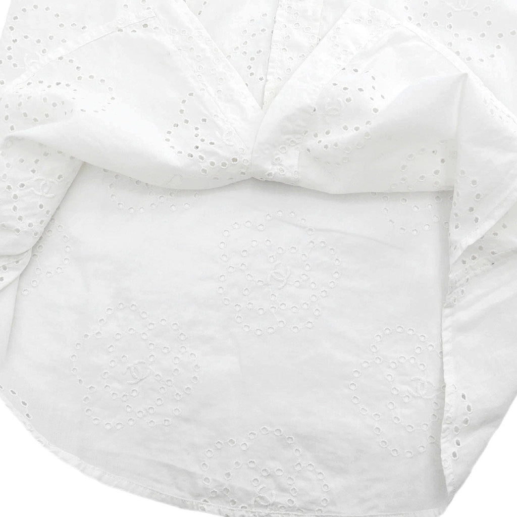 Chanel 2008 Shirt Blouse White #38
