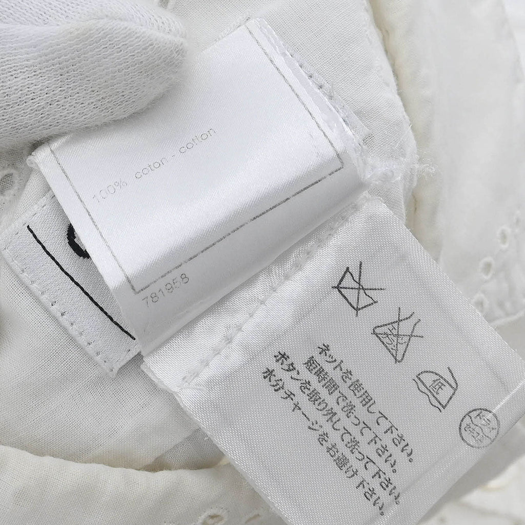 Chanel 2008 Shirt Blouse White #38