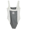 Chanel 2001 Swimwear Swimsuit Sport Line White Gray #40