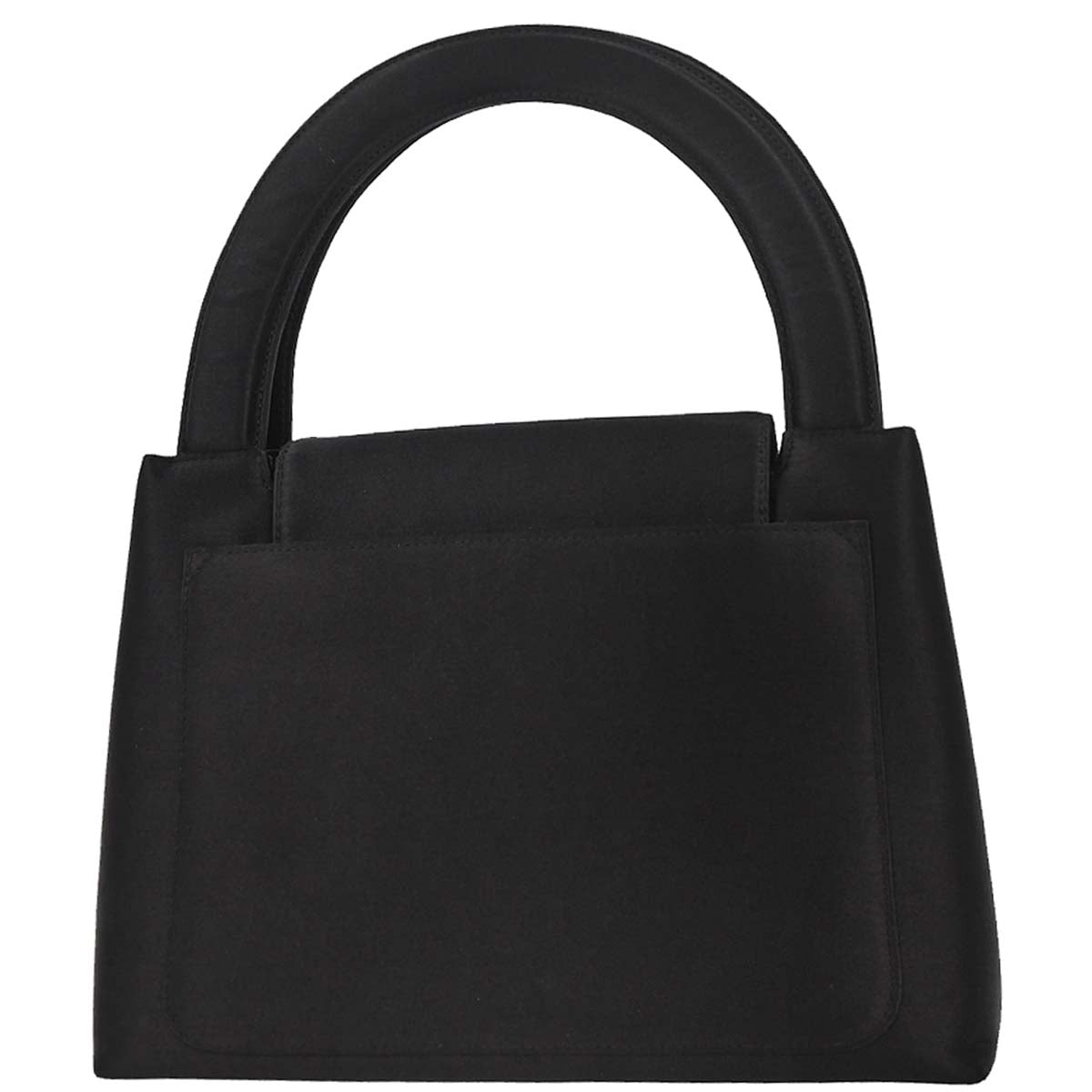 Chanel 1997-1999 Black Satin Handbag