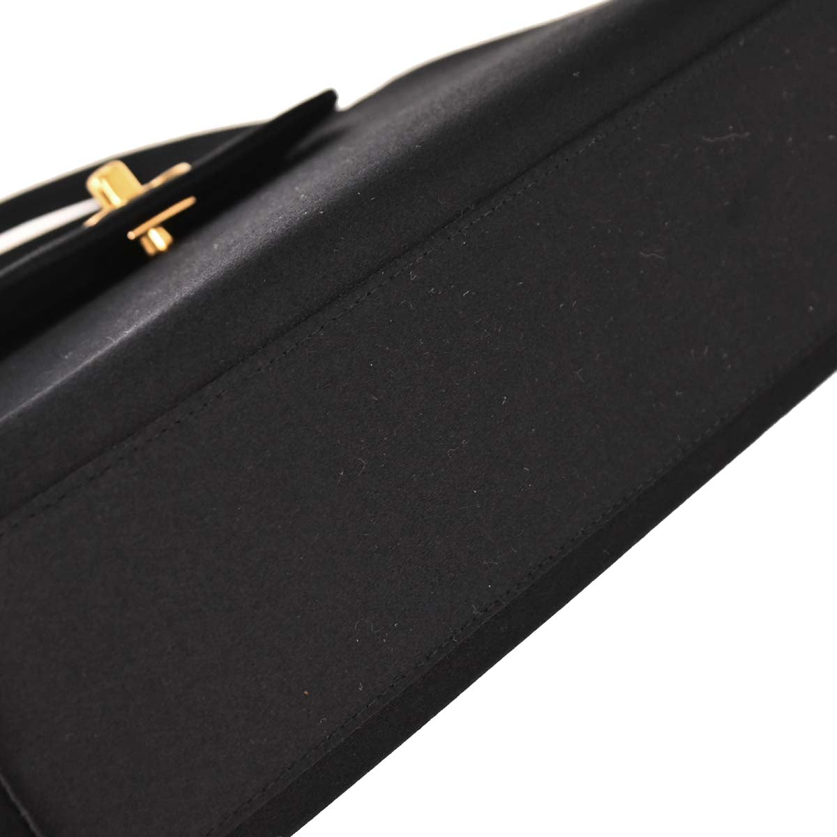 Chanel 1997-1999 Black Satin Handbag
