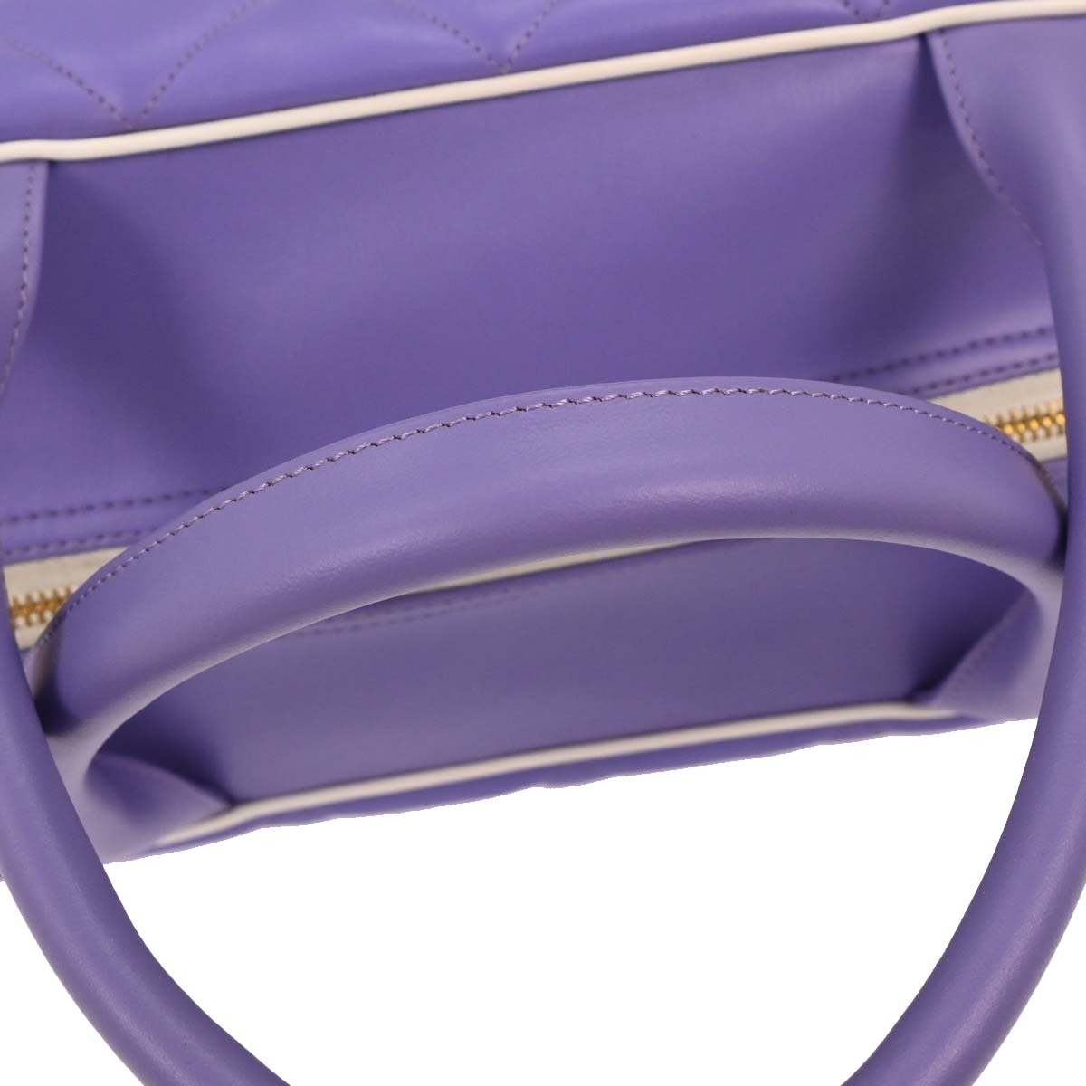 Chanel Purple 1994-1996 Calfskin Bowling Bag
