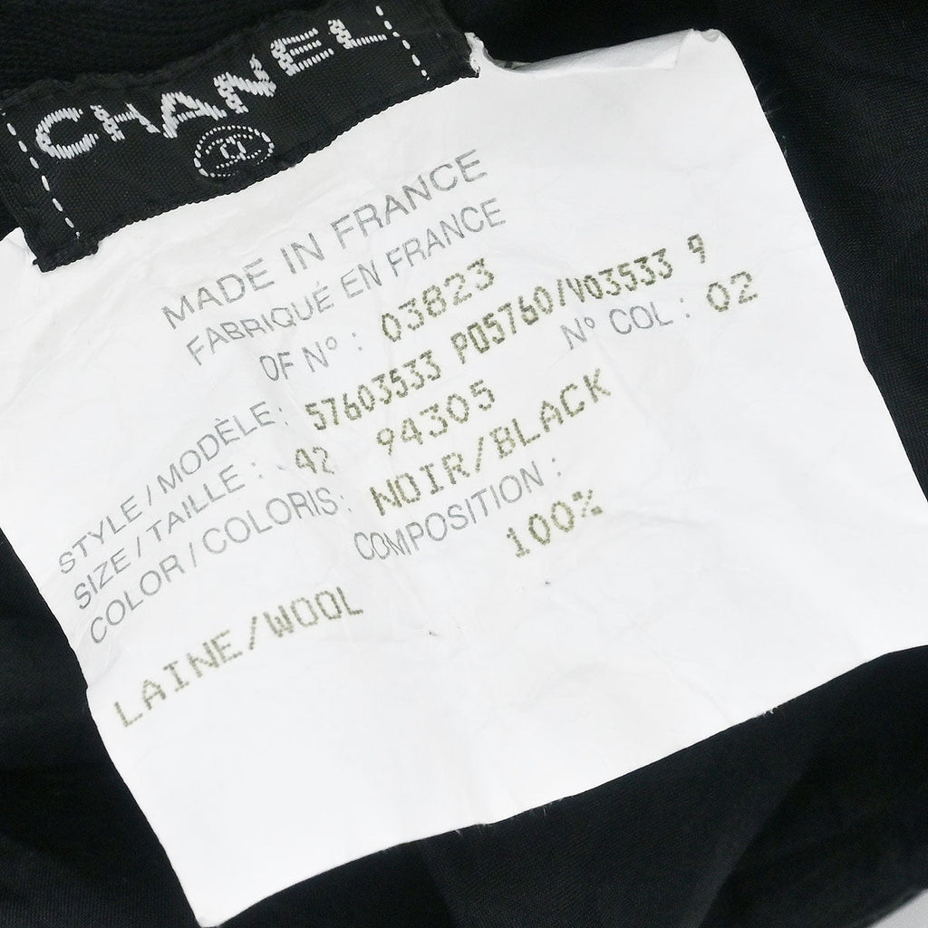 Chanel Long Pants Black #42