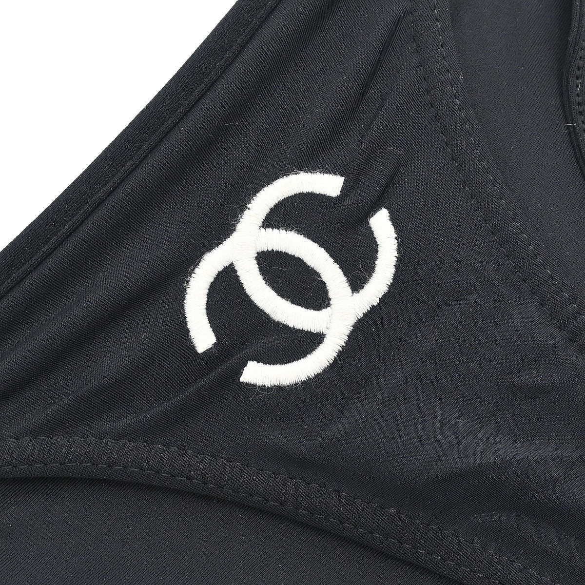 Chanel 1996 Micro Bikini Swimsuit Black #38