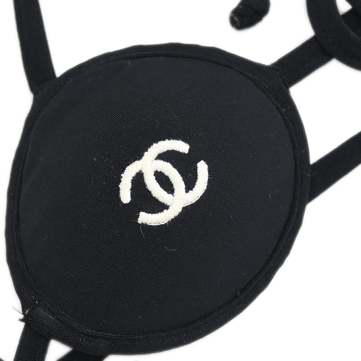 Chanel 1996 Micro Bikini Swimsuit Black #38