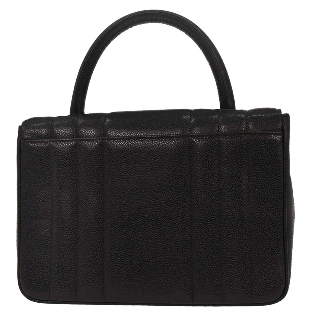 Chanel 1994-1996 Black Caviar Handbag