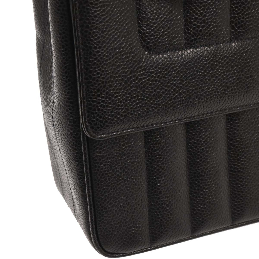 Chanel 1994-1996 Black Caviar Handbag